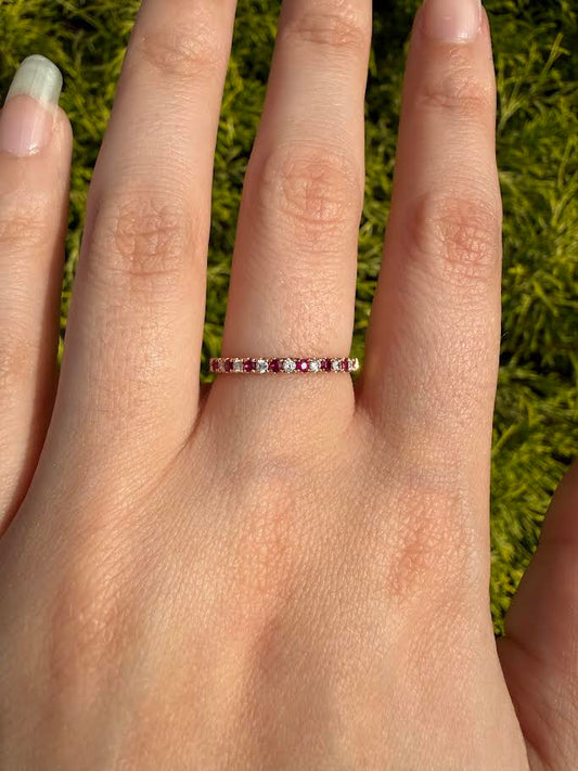 Ruby and Diamond Band