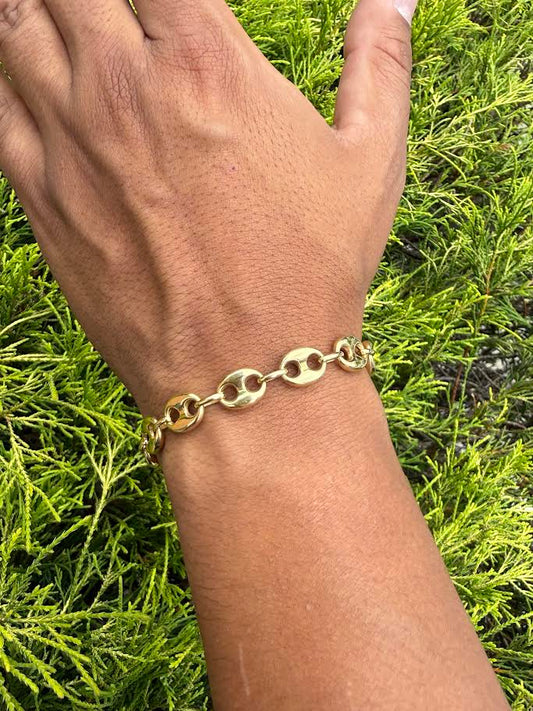 Puffed Gucci Link Bracelet