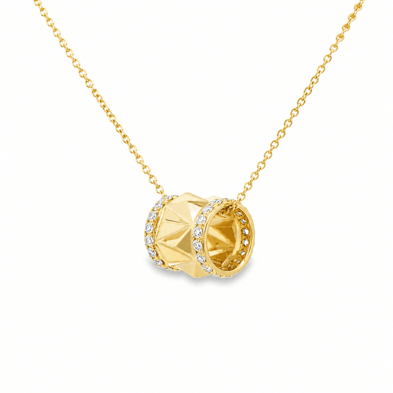 3/5 CT TW. CTW Diamond Rolling Pendant