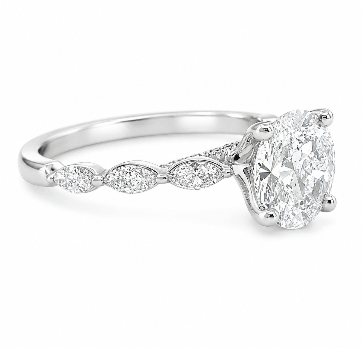 2.54 CTW Round Hidden Halo Lab-Grown Diamond Engagement Ring