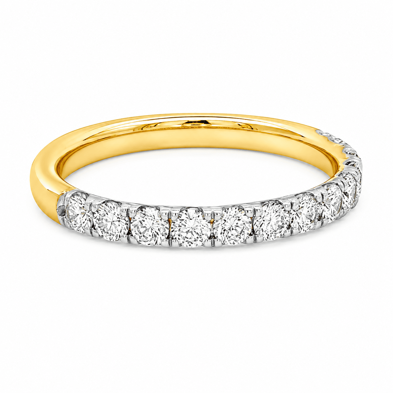 7/10 CT TW. Classic Diamond Wedding Band