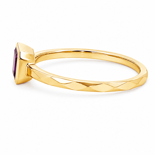 Amethyst Gemstone Ring