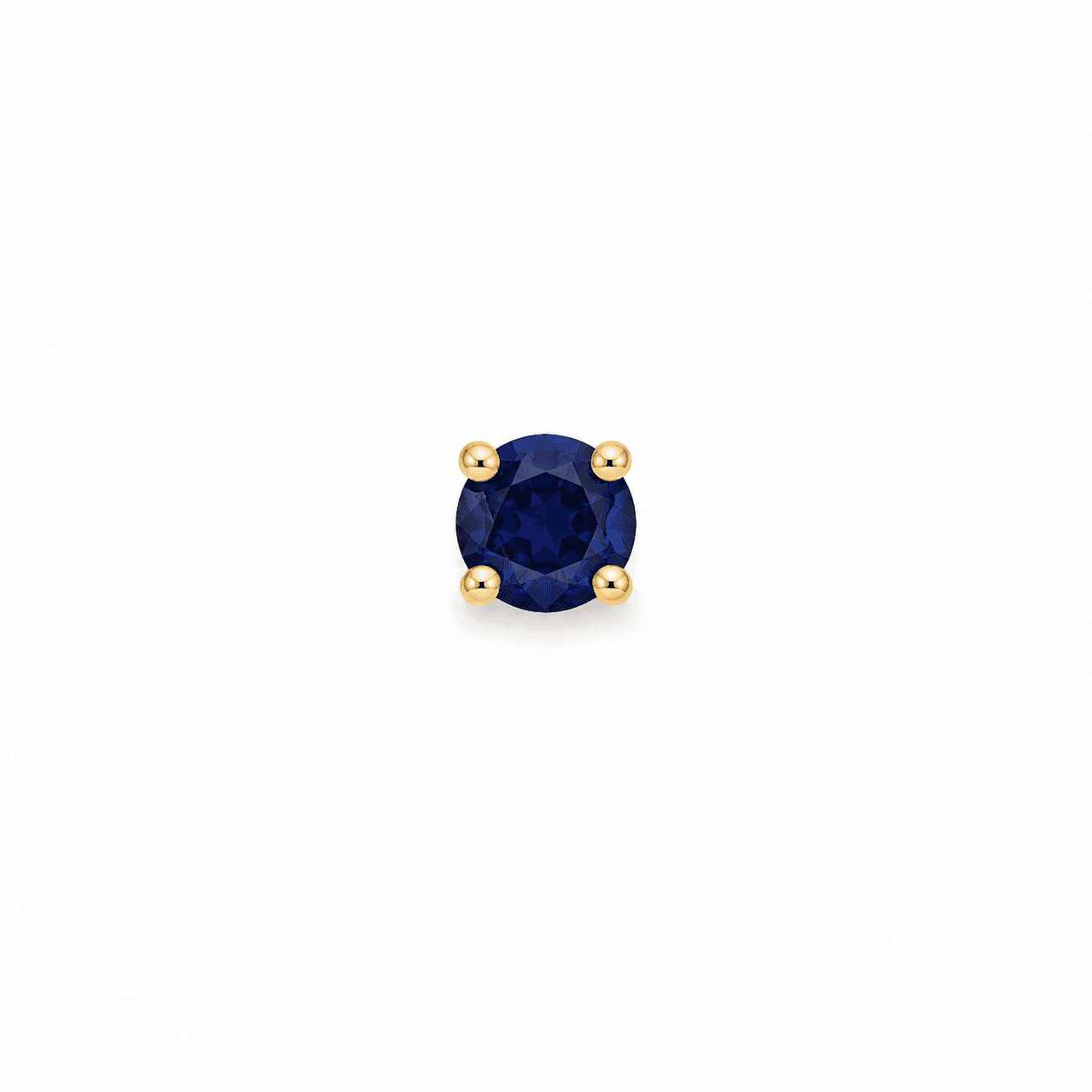 Blue Stone Single Stud Earring