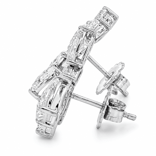 Diamond Climber Earrings