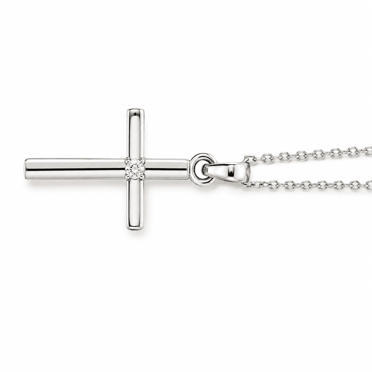 Diamond Cross Necklace