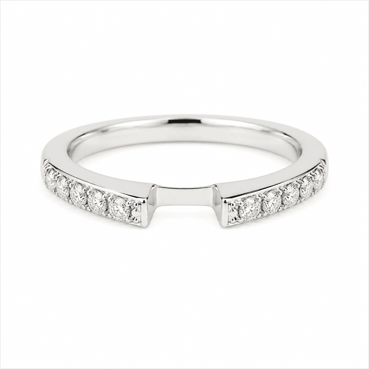 Diamond Semi-Mount Wedding Band