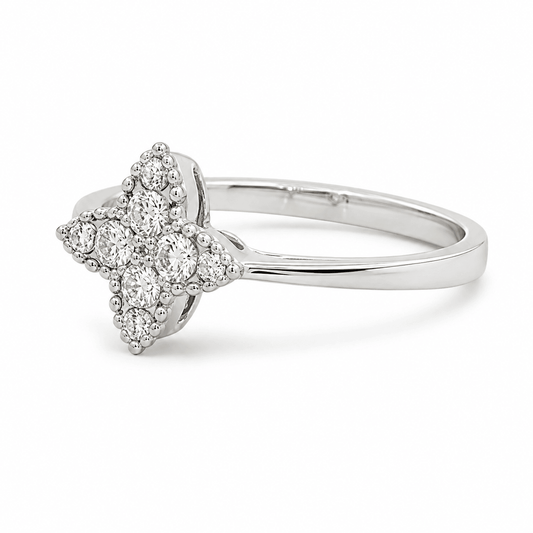 3/20 CT TW. Diamond Trillium Ring