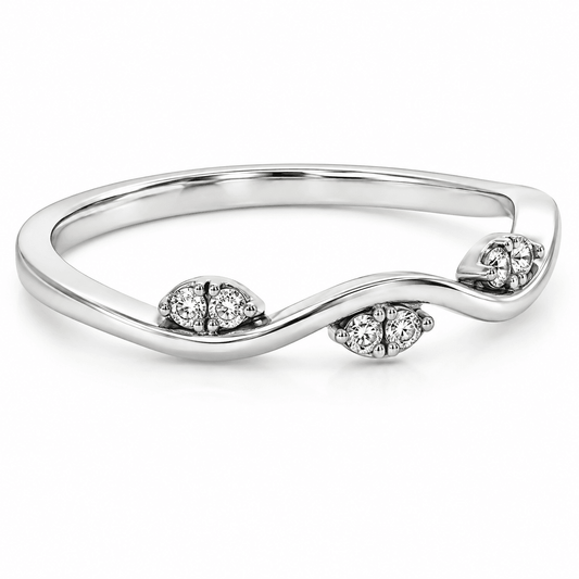0.09 CT TW. Diamond Wedding Band