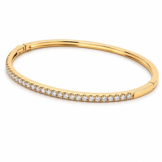1.59 CTW Lab-Grown Diamond Bangle Bracelet