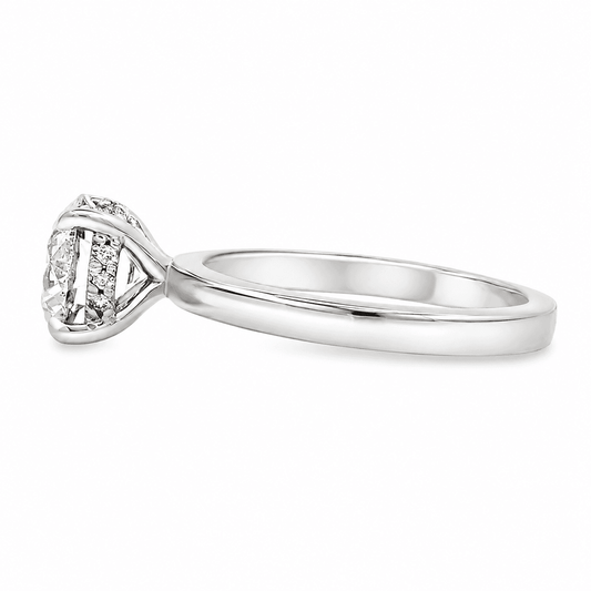 Lab-Grown Diamond Engagement Ring