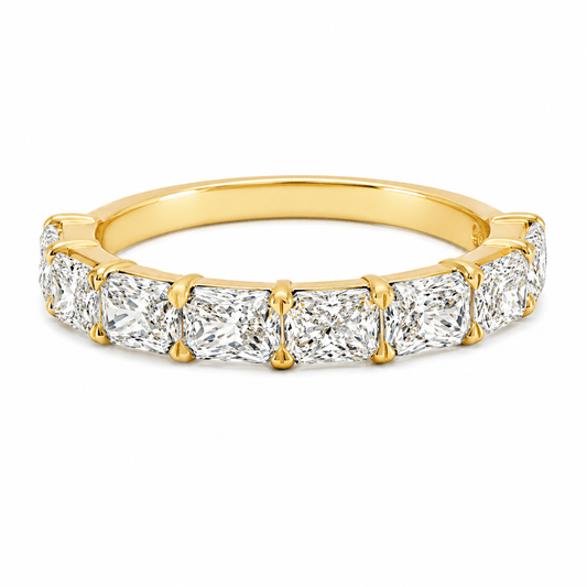Radiant Lab-Grown Diamond Wedding Band