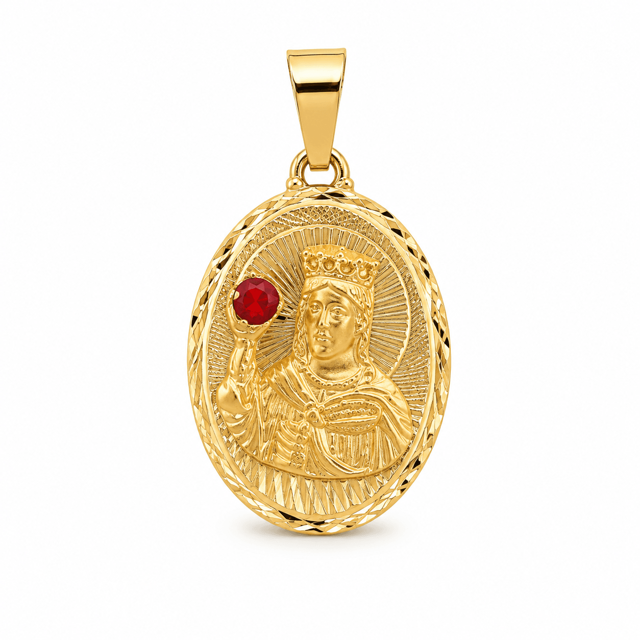 Religious Oval Charm