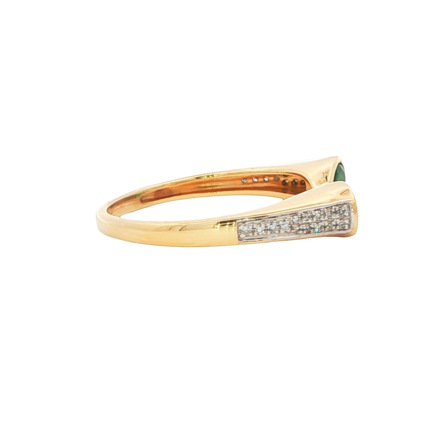Emerald Duo Ring