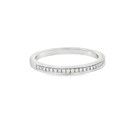 0.11 CTW Channel-Set Diamond Stackable Band