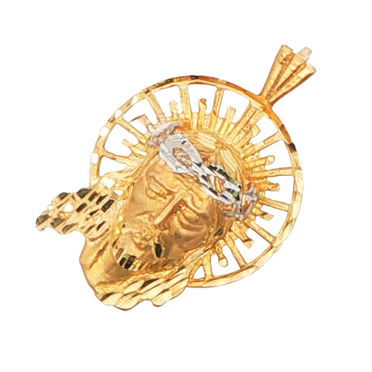 Jesus Sun Crown Pendant