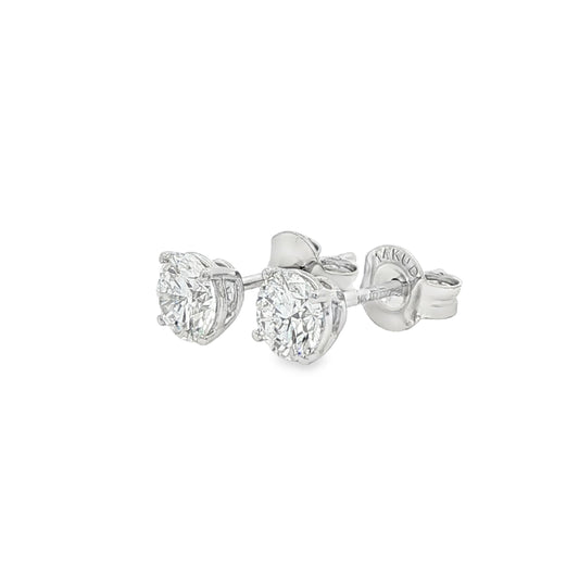 1.0 CTW Lab-Grown Diamond Stud Earrings