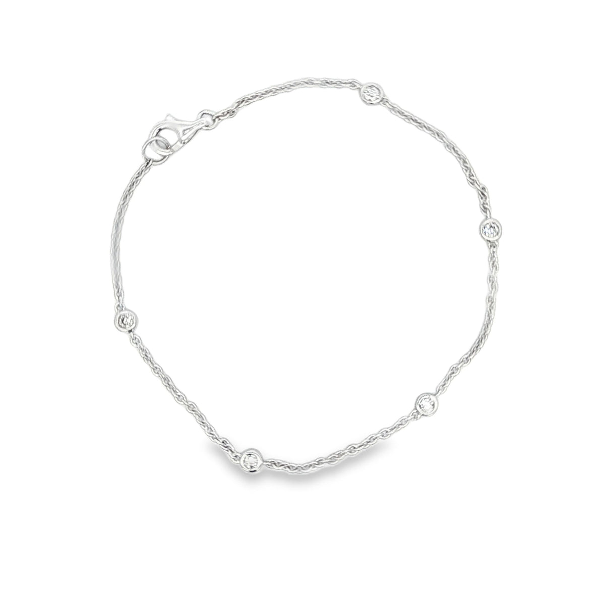 0.25 CTW Diamond By-the-Yard Bracelet