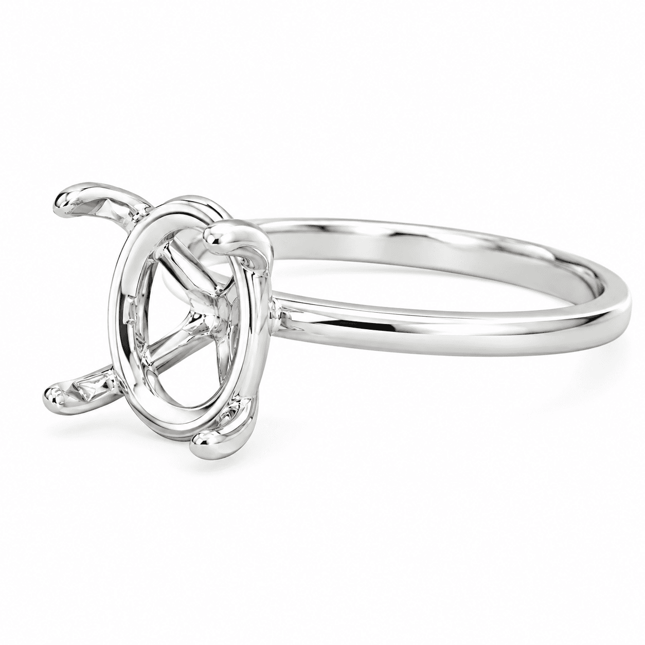 Solitaire Engagement Ring Mounting