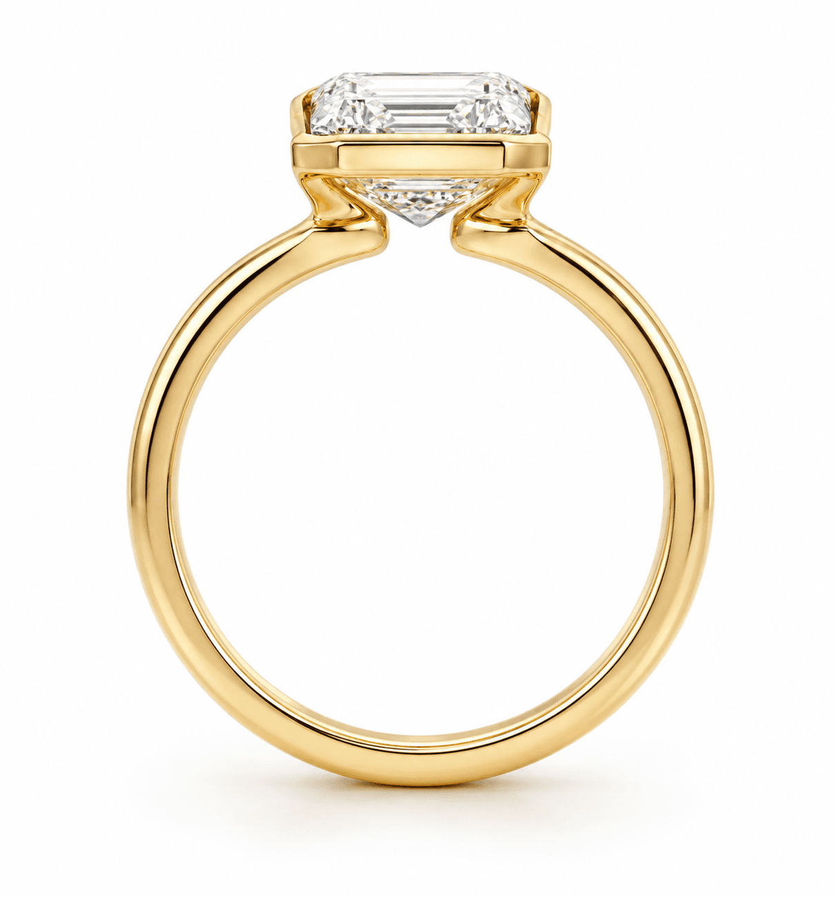 14K YG Emerald Cut DIA Engagement Ring 3.09 CTTW D/VVS2 IGI LG696506491