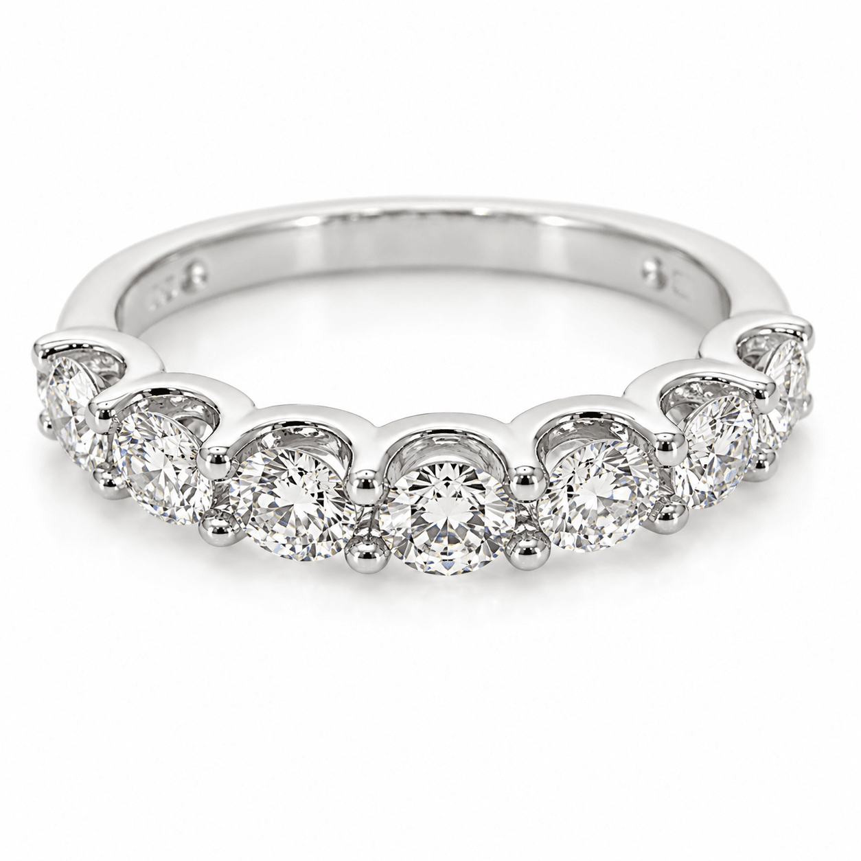 Seven-Stone Wedding Band