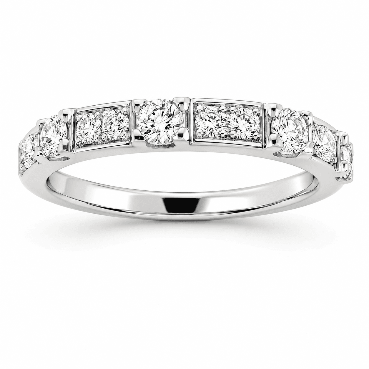 Four-Stone Diamond Anniversary Band