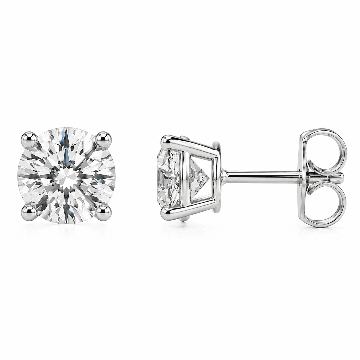 Lab Grown Diamond Stud Earrings