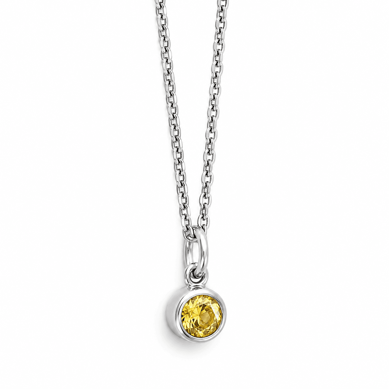 Silver November Birthstone Charm