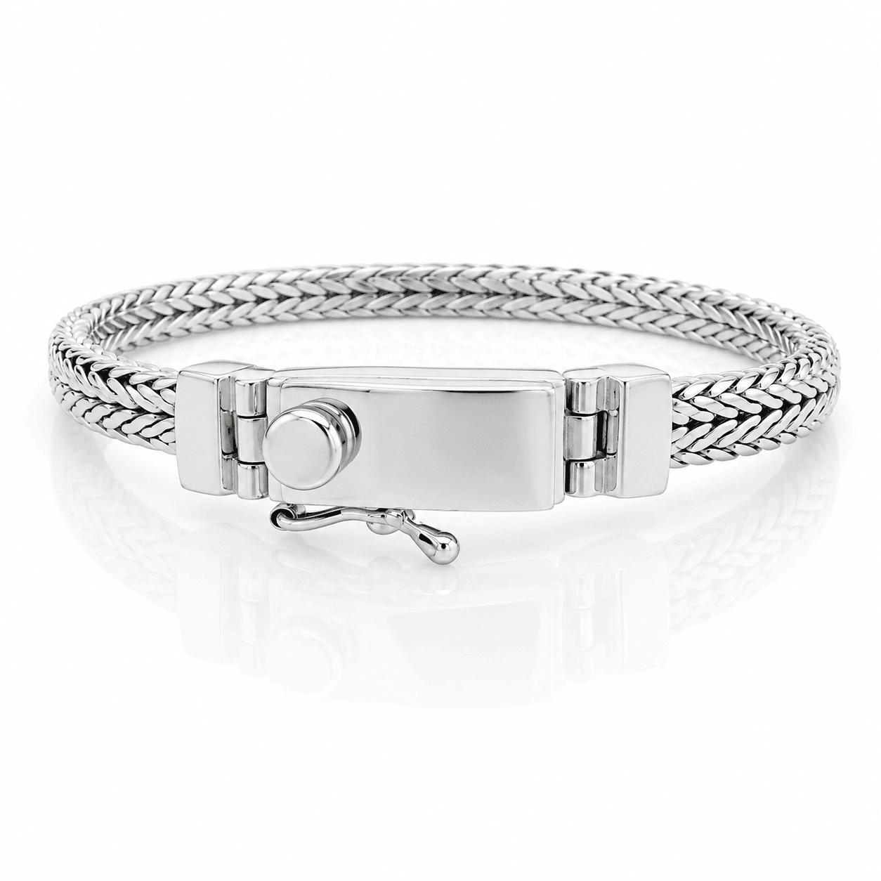 Woven Silver Bracelet