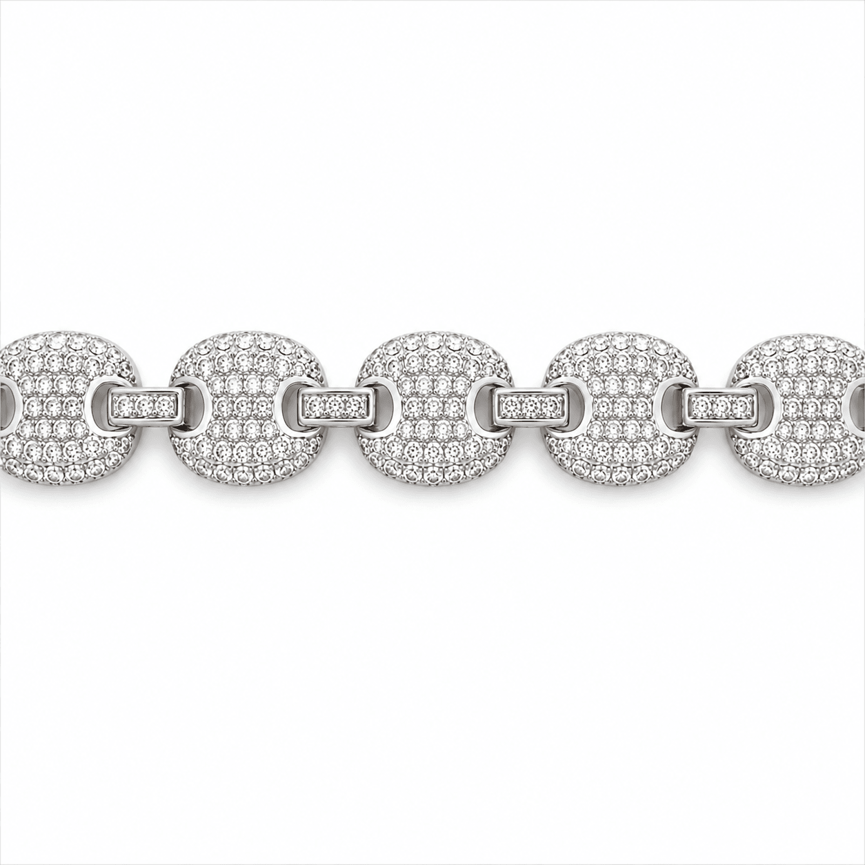 Cubic Zirconia Gucci Link Bracelet