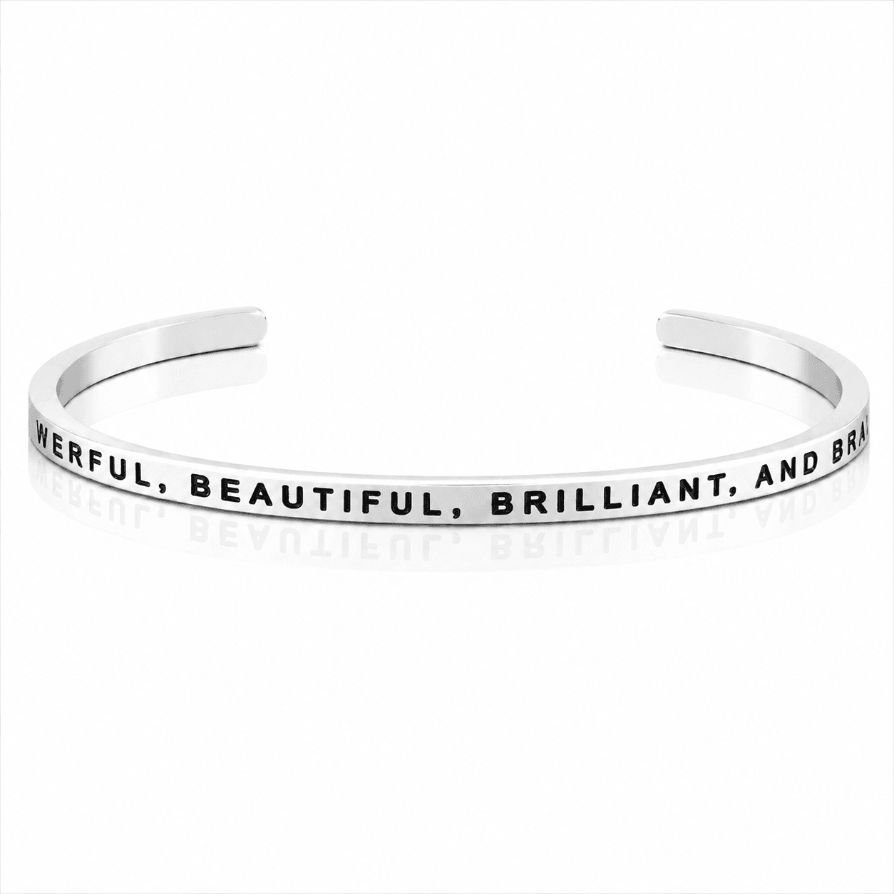 Motivational Stainless Steel Bangle