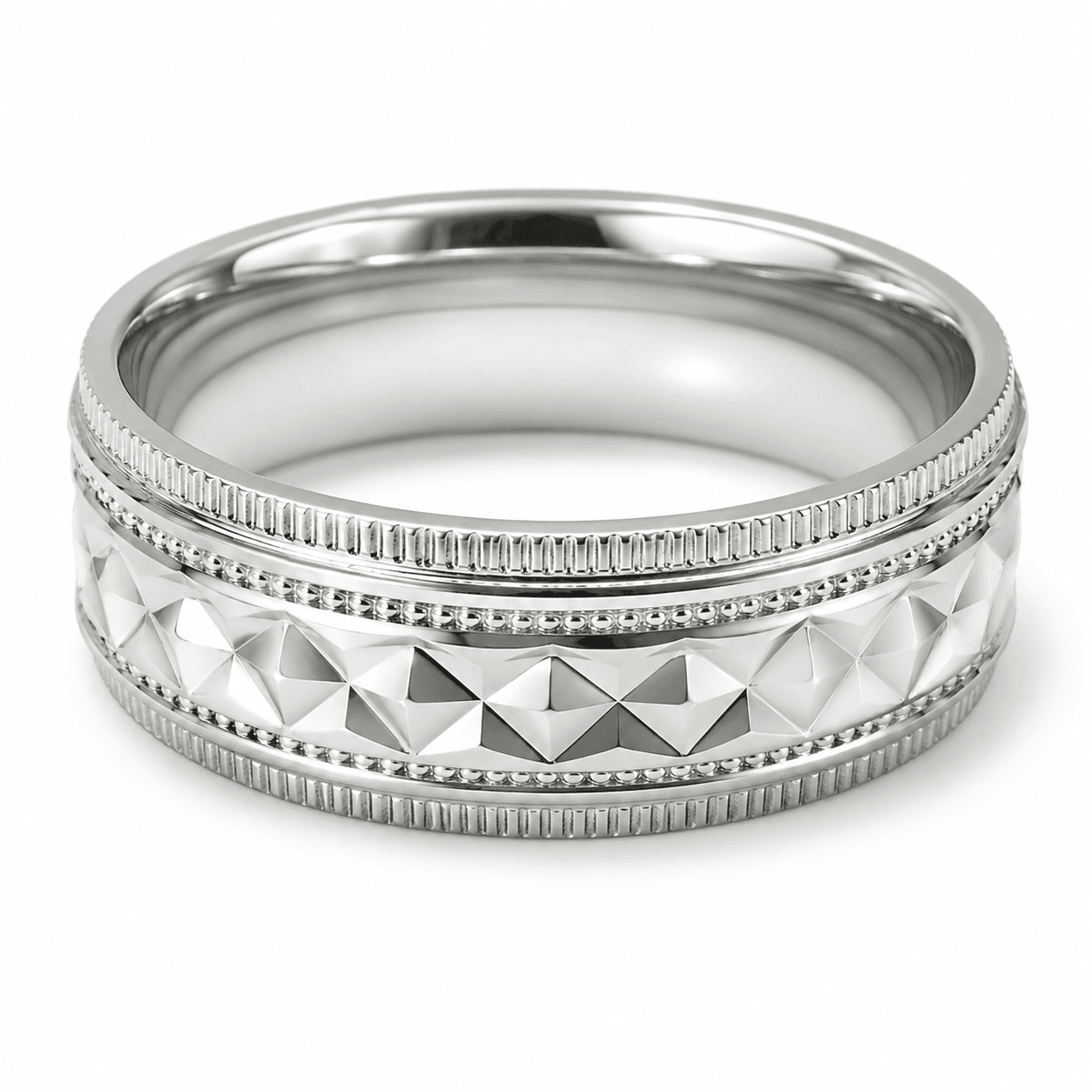 Textured Wedding Band