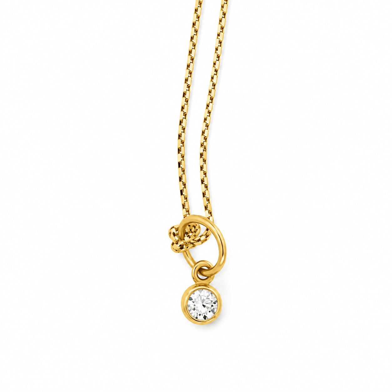 Lab-Grown Diamond Bezel Charm