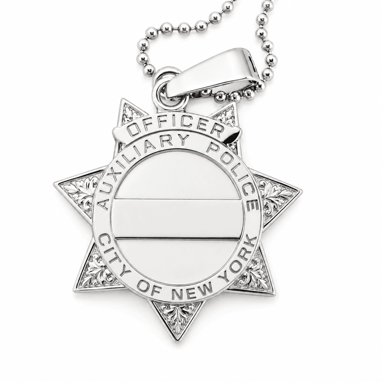 SILVER AUXILIARY BADGE PENDANT