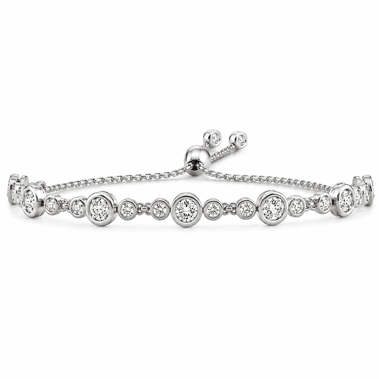 Diamond Bolo Bracelet