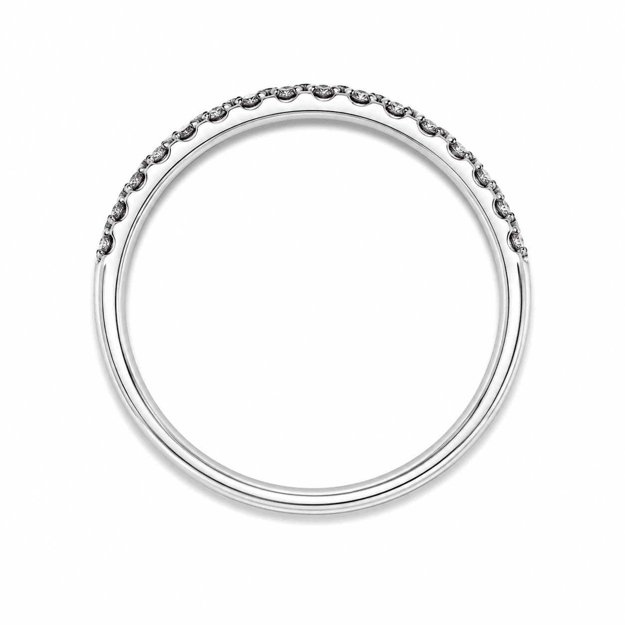 Champagne Diamond Wedding Band