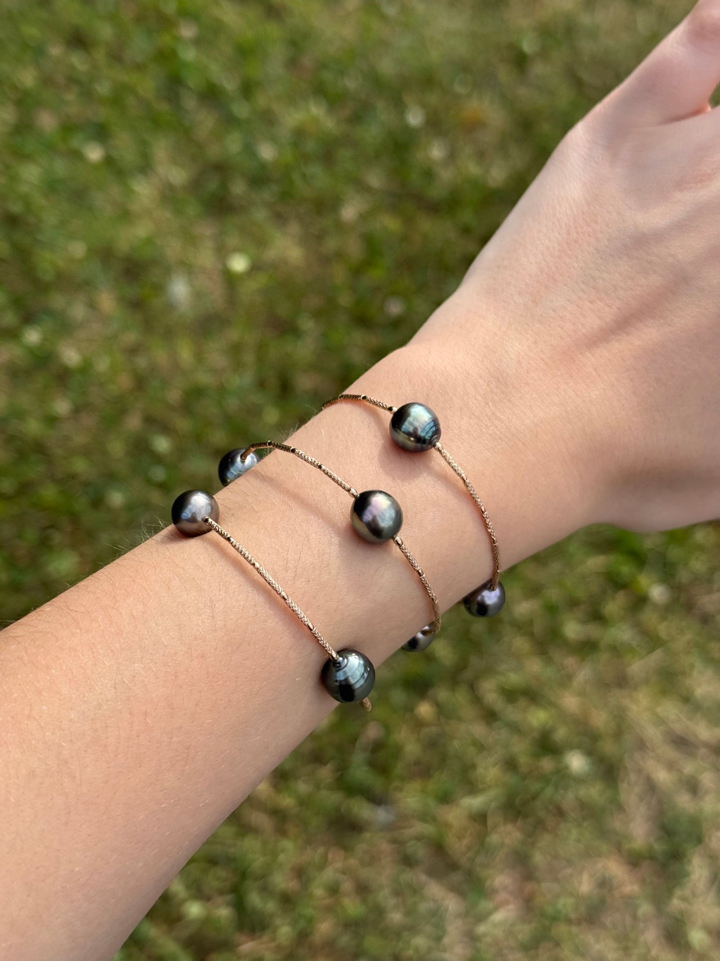 18K RG PEARL WRAP BRACE 2