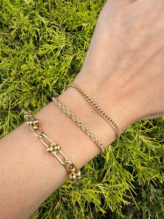 3.0mm Cuban Link Bracelet