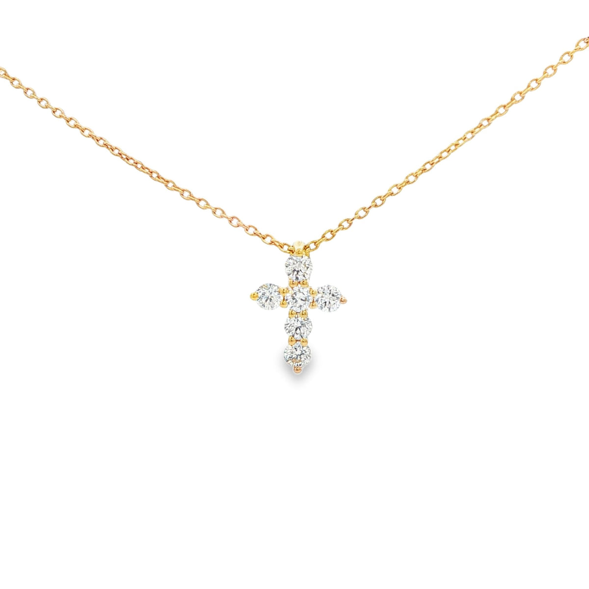 Diamond Cross Pendant Necklace