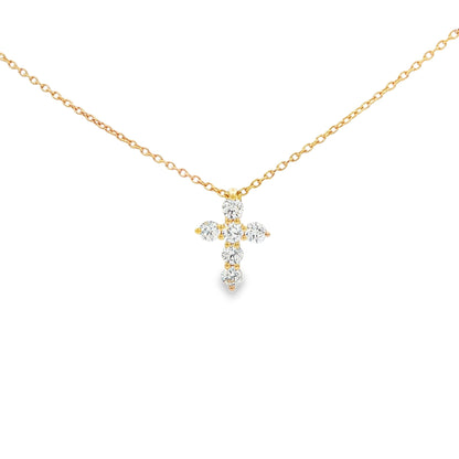 Diamond Cross Pendant Necklace