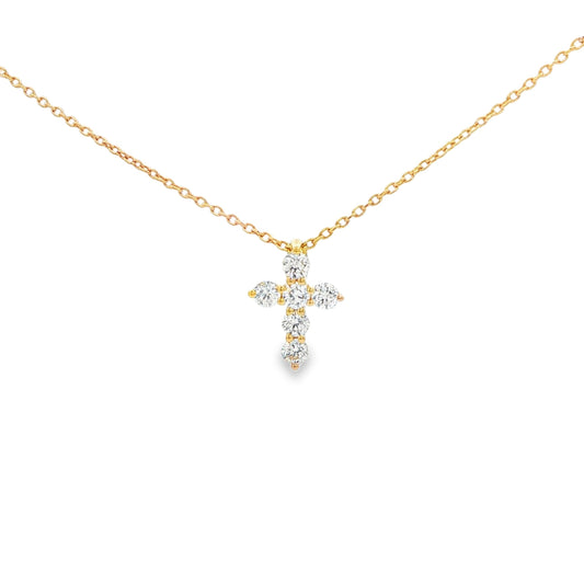 Diamond Cross Pendant Necklace