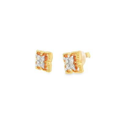 2/5 CT TW. Diamond Stud Earrings