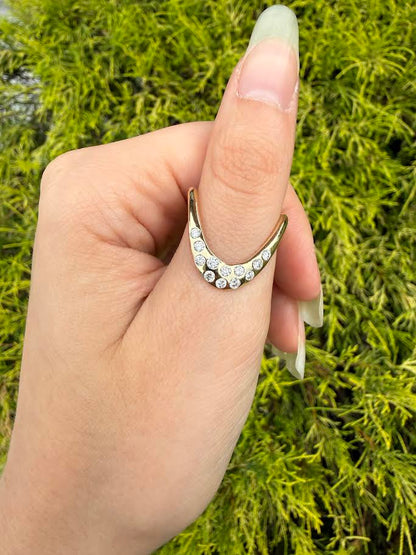 0.40 CTW Diamond Thumb Ring
