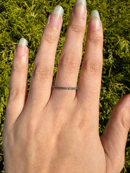 0.15 CTW Champagne Diamond Stackable Band