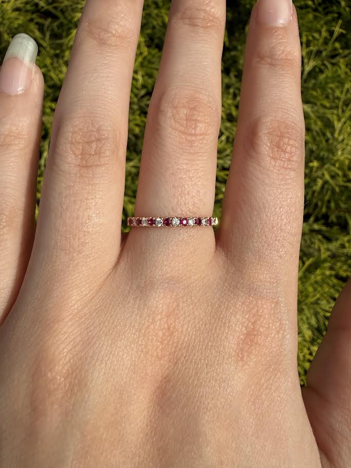 Ruby and Diamond Band