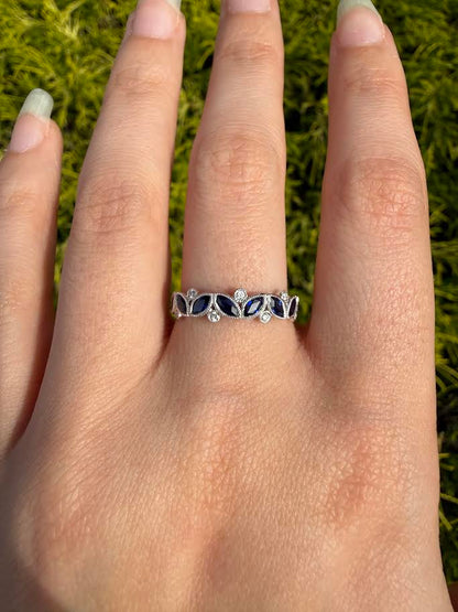 Sapphire and Diamond Fashion Ring