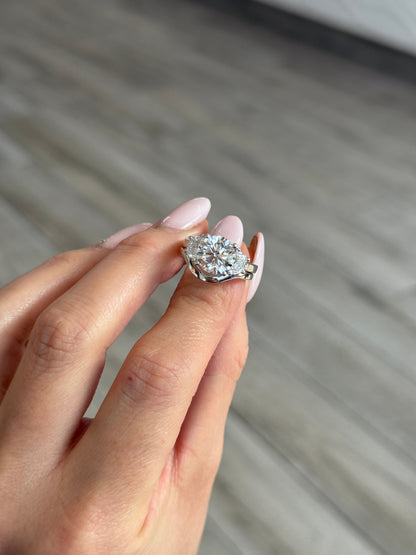 Lab Grown Diamond 14K White Gold Ring
