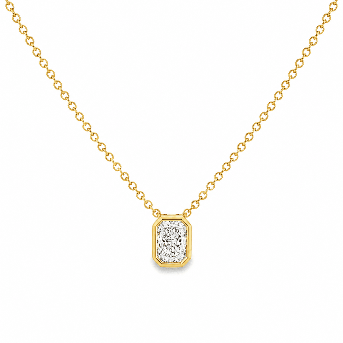 0.50 CT Lab-Grown Diamond Solitaire Pendant Necklace