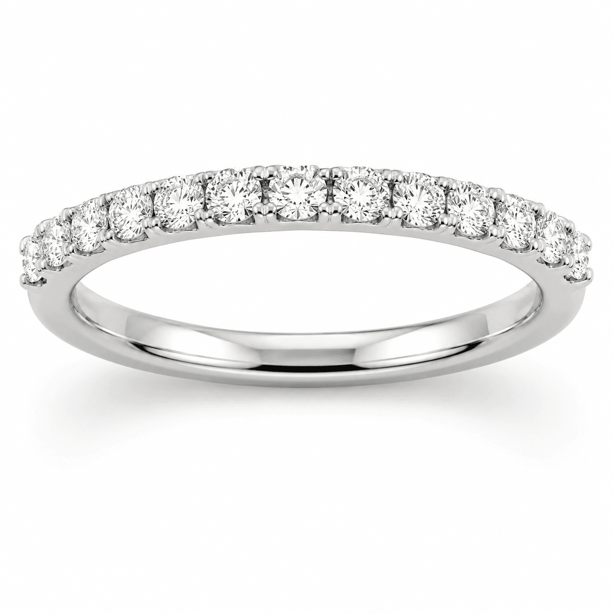 0.92 CT TW. 10-Stone Diamond Wedding Band