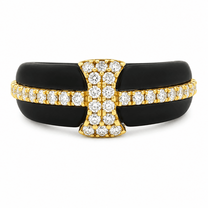 1/3 CT TW. Diamond Hourglass Fashion Ring