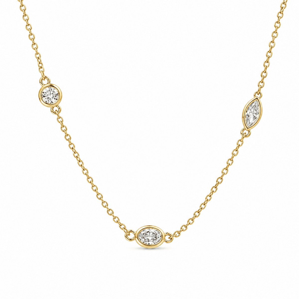 1 TCW Lab-Grown Diamond Necklace